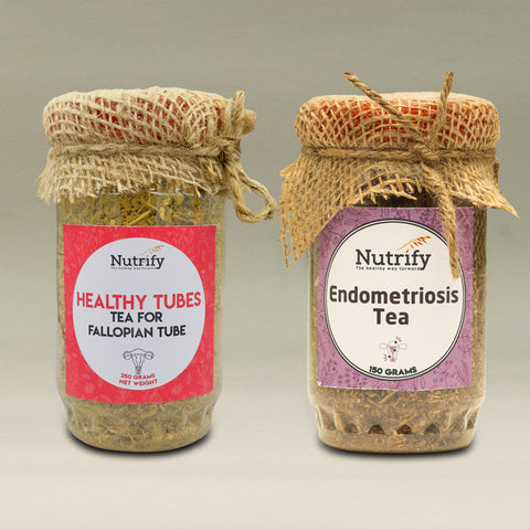 Fertility Bundle E ( 1 Healthy Tubes Tea and 1 Endometriosis Tea)