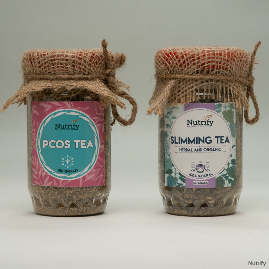 Hormonal Balance Bundle A (1 PCOS and 1 Slimming Tea)