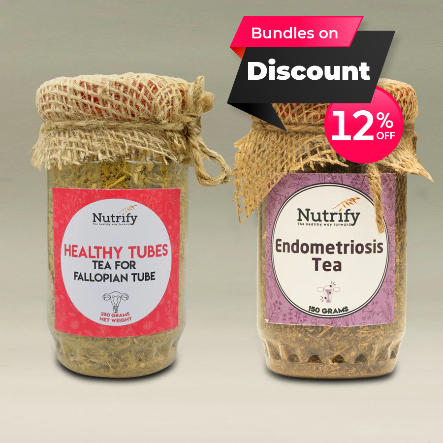 Fertility Bundle E ( 1 Healthy Tubes Tea and 1 Endometriosis Tea)