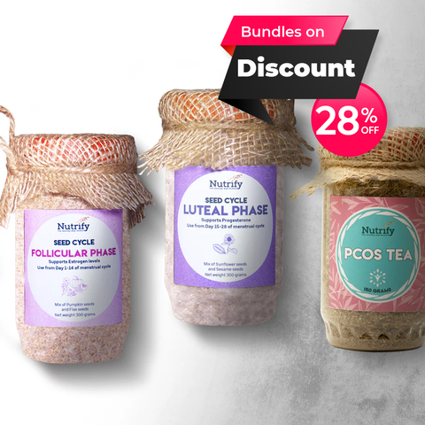 Hormonal Balance Bundle B (PCOS Tea and Seed Cycle Kit)