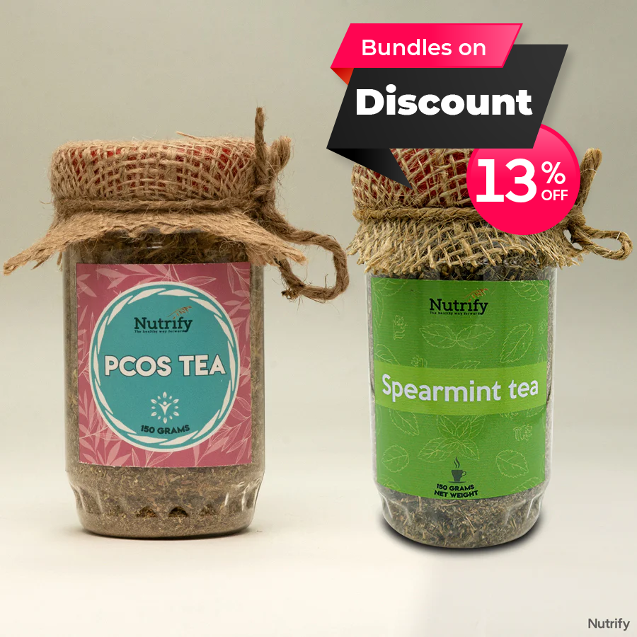 Hormonal Balance Bundle D (1 PCOS Tea and 1 Spearmint Tea)