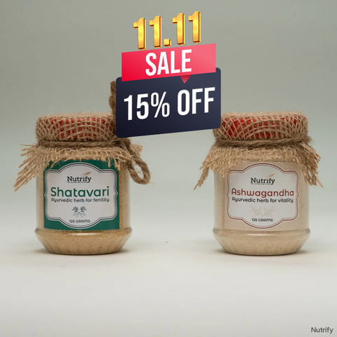 Fertility Bundle B (1 Shatavari and 1 Ashwagandha)