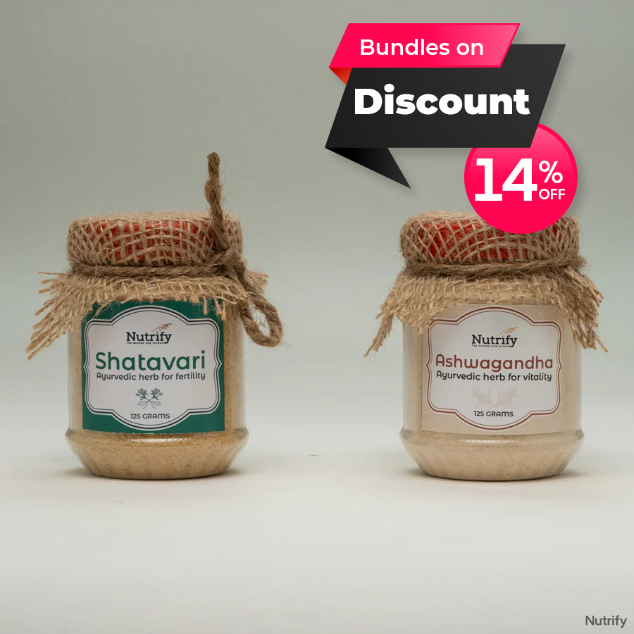 Fertility Bundle B (1 Shatavari and 1 Ashwagandha)